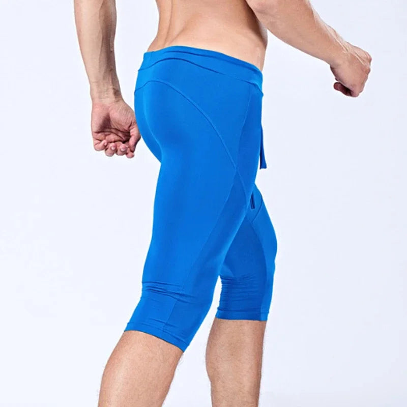 Men's Long Boxer Shorts – Quick-Dry Breathable Elastic Sports Underwear for Running, Yoga & Training | RUNGEAR