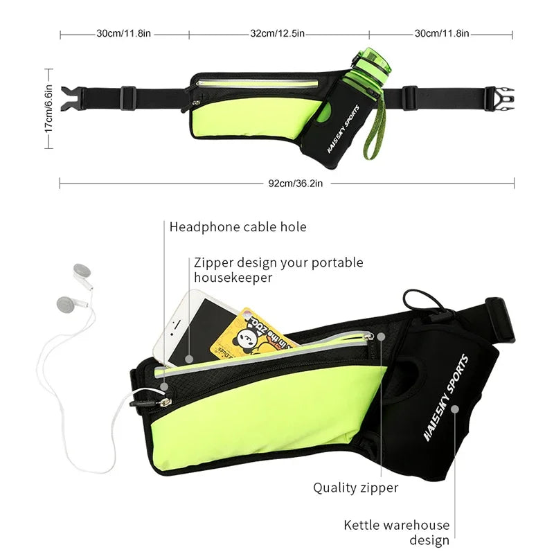 Running Waist Bag with Phone Holder – Lightweight Sports Fanny Pack for iPhone & Android | RUNGEAR