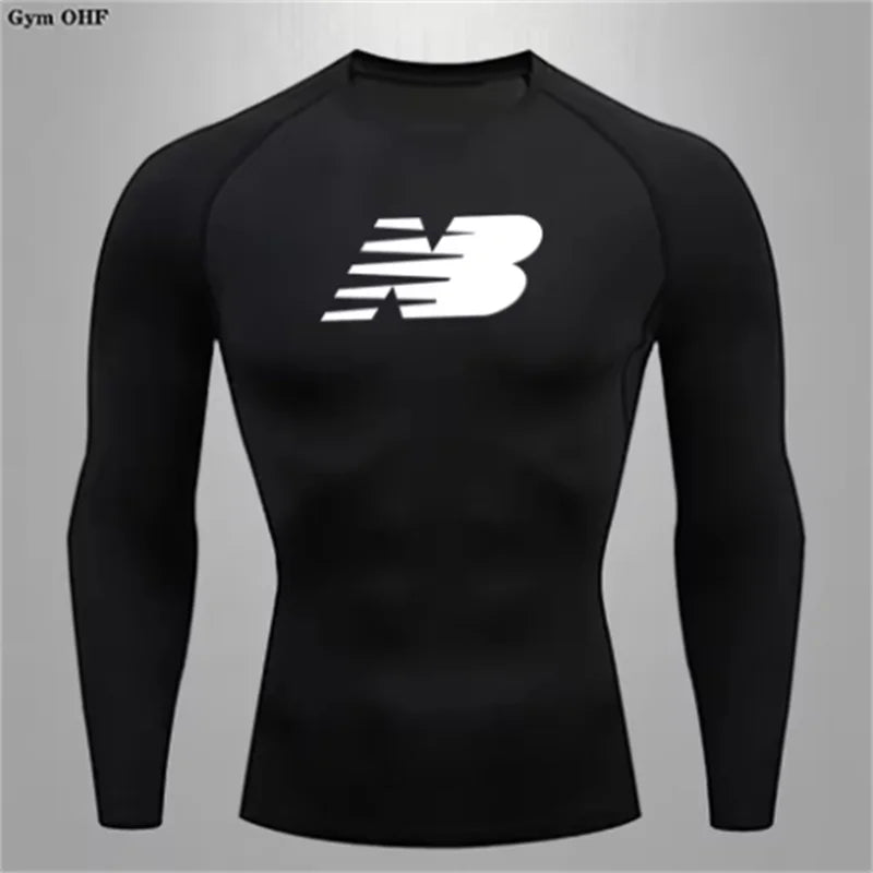 Men's Comfortable Breathable Quick Dry Slim Fit T Shirt for Outdoor Sports