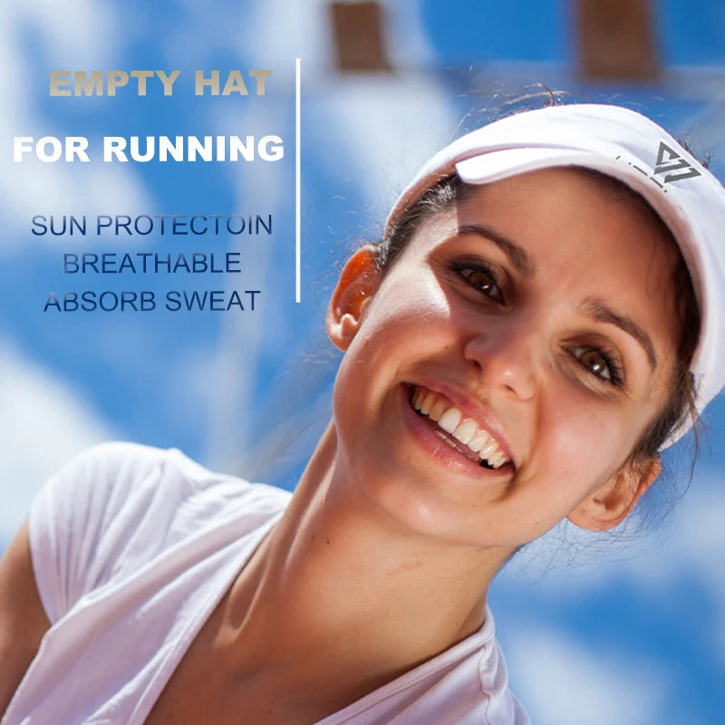 WRLES Cooling Stretchy Visor Hat – UV Protection, Open-Top Sports Sun Visor | Running, Tennis & Golf | Unisex