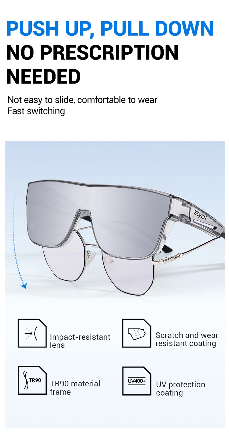 Sunglasses Gear Accessories: SCVCN Unisex Sunglasses for Outdoor Sport UV400 / Rungear
