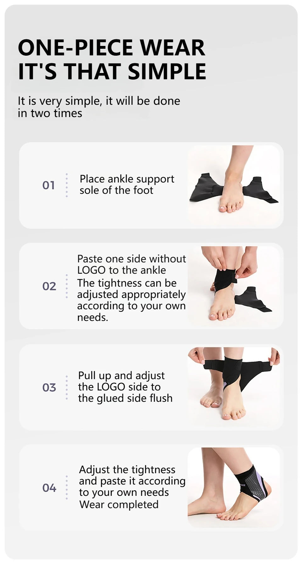 Structured Ankle Protector | Hex Grip Panel, Anti-Twist Support | RUNGEAR