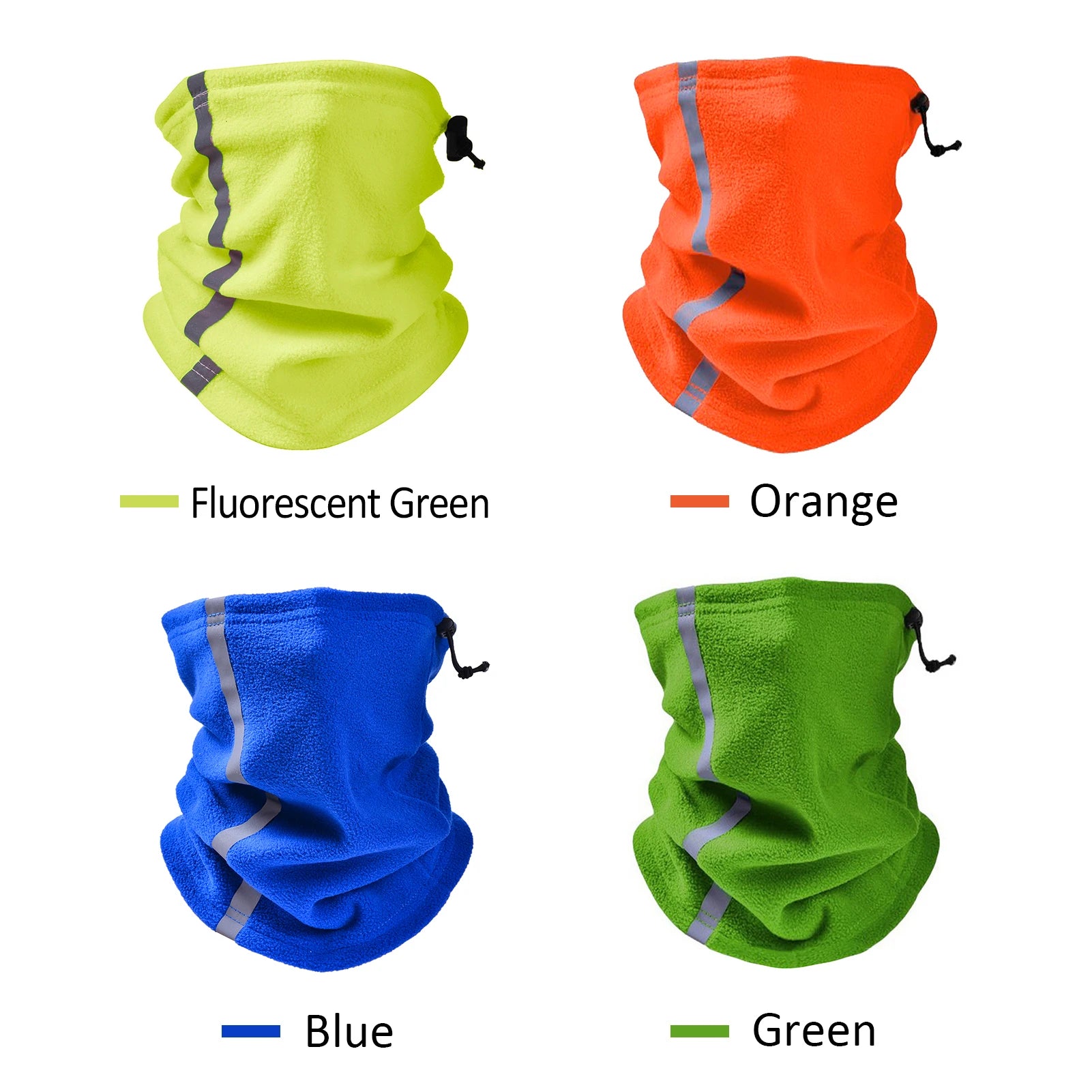 Reflective Fleece Neck Gaiter | Windproof & Adjustable | RUNGEAR