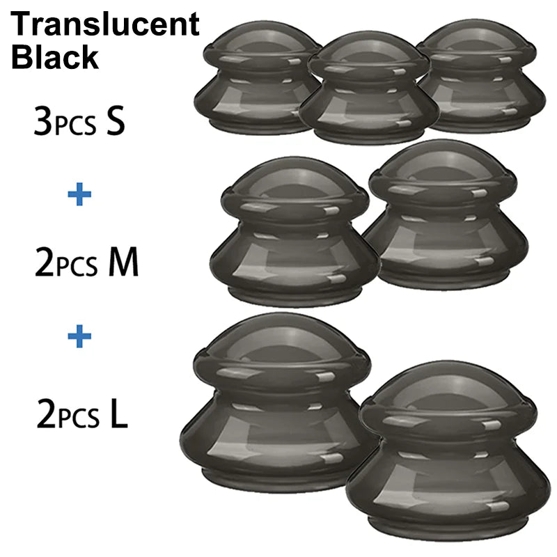 Silicone Cupping Therapy Set (7PC) – Professional Massage Cups for Recovery & Cellulite | RUNGEAR