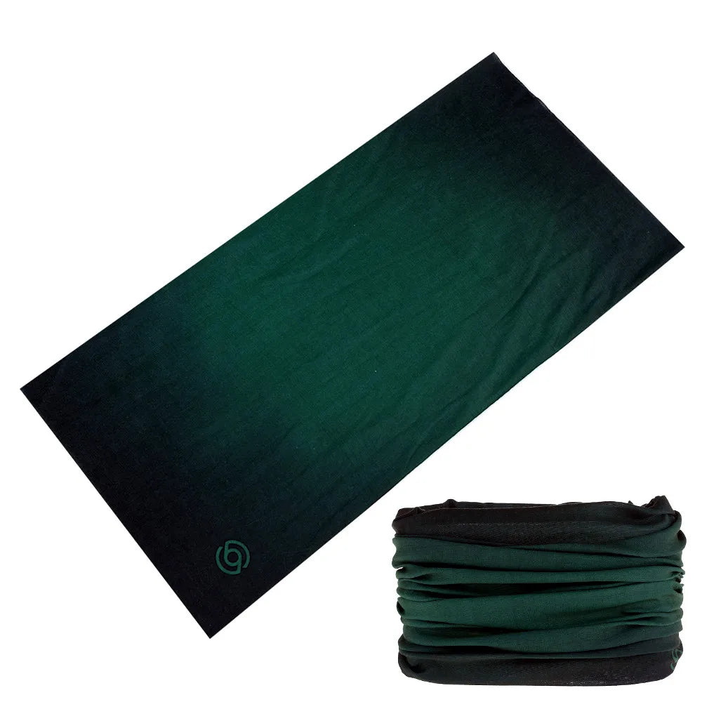 Versatile Seamless Buff for Men & Women – Gradient Bandana, Mask, Running Headband, Face Shield