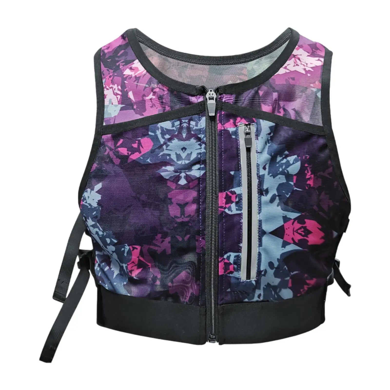 Running Reflective Gear: Breathable, Neoprene Chest Pack with Multi Pockets for Jogging, Hiking, Racing / Rungear