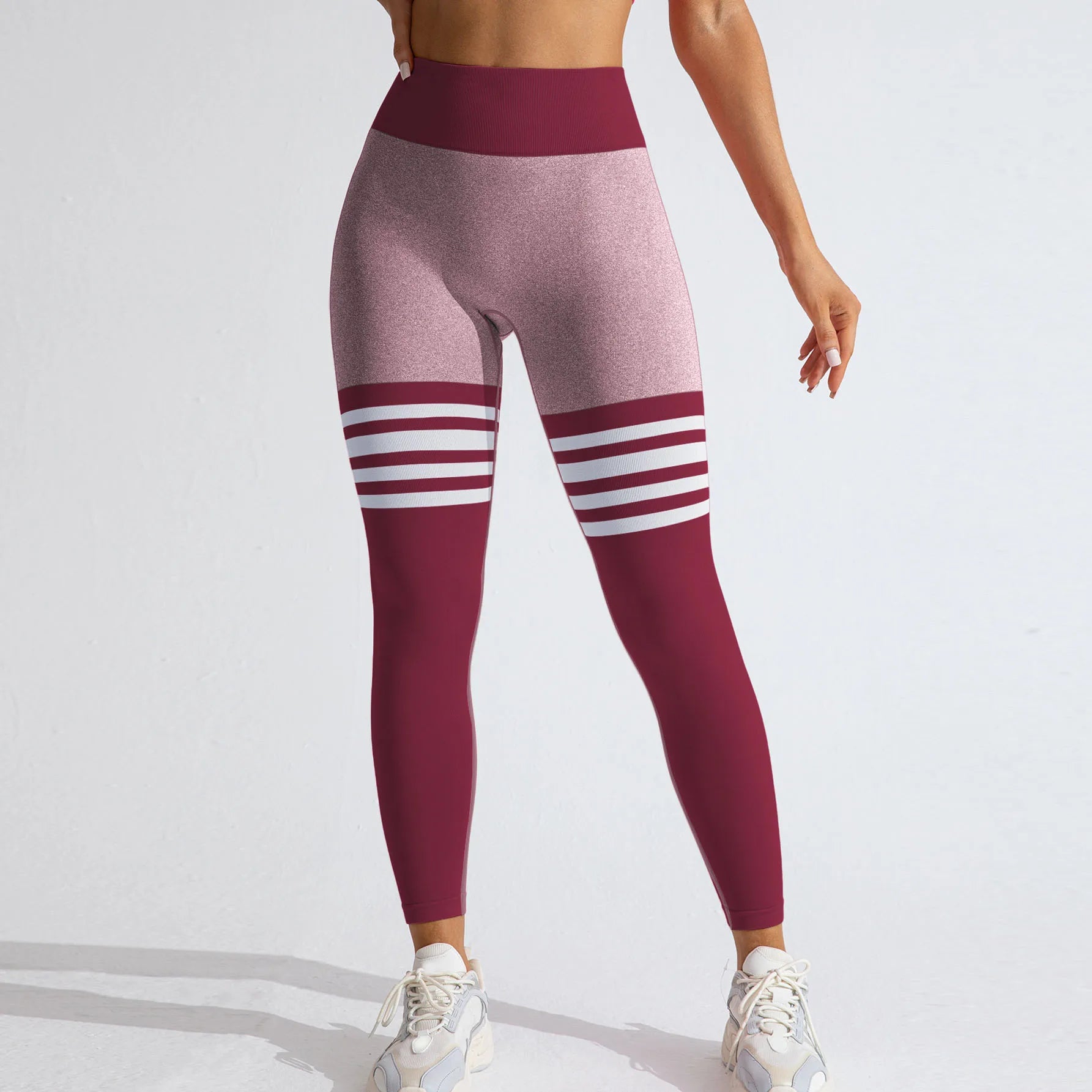 Women's Compression Pants: V Back, Lifting, Athletic, Fitness Training Leggings / Rungear