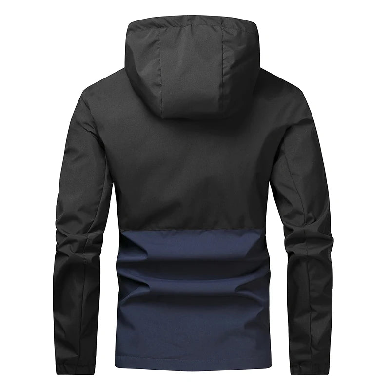Men's Apparel Jackets: Waterproof, Windproof, Hooded, Multi-Pocket Windbreaker Jackets / Rungear