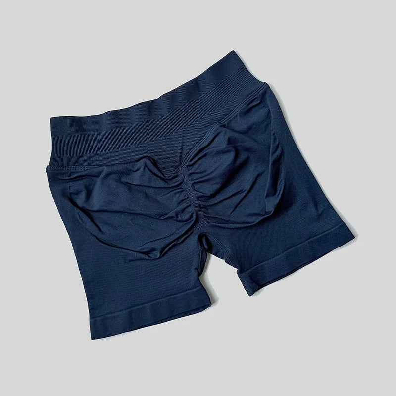 Women's Summer Apparel: Breathable, Thin, High Waisted Casual Sports Shorts, T 4.5" Low Ribbed Band / Rungear