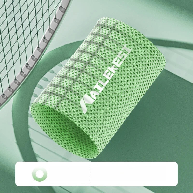 Quick-Dry Cooling Wrist Sweatband | Sweat Wipe Wristband for Running, Tennis & Fitness