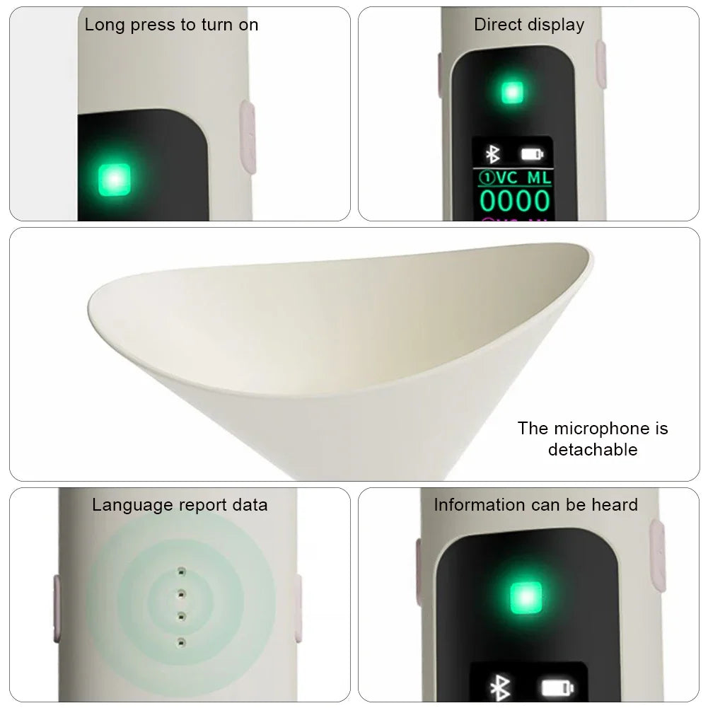 Portable Electronic Respiratory Trainer | Smart Bluetooth Lung Capacity Tester