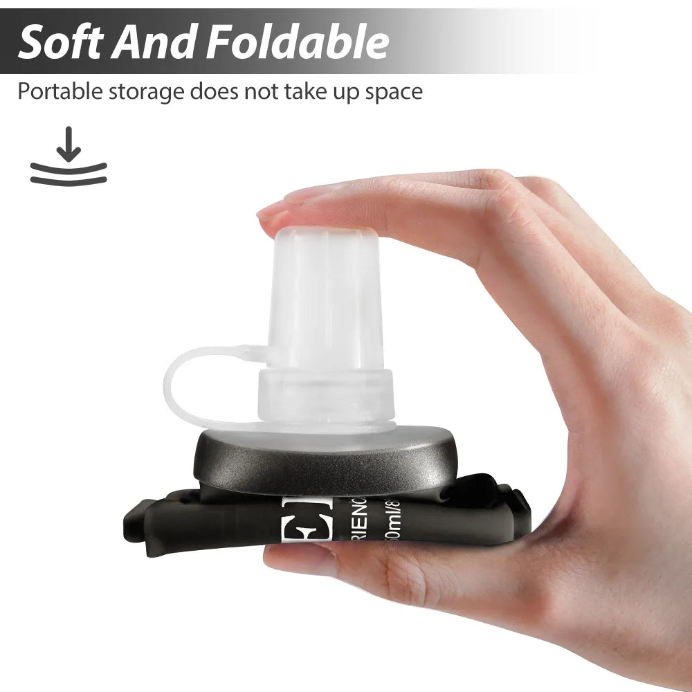 NEWBOLER Soft Flask – Foldable TPU Water Bottle | 150ml / 250ml / 500ml | Running, Hiking & Cycling