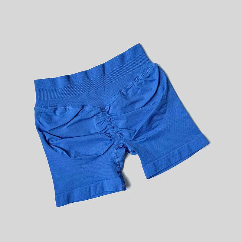 Women's Summer Apparel: Breathable, Thin, High Waisted Casual Sports Shorts, T 4.5" Low Ribbed Band / Rungear