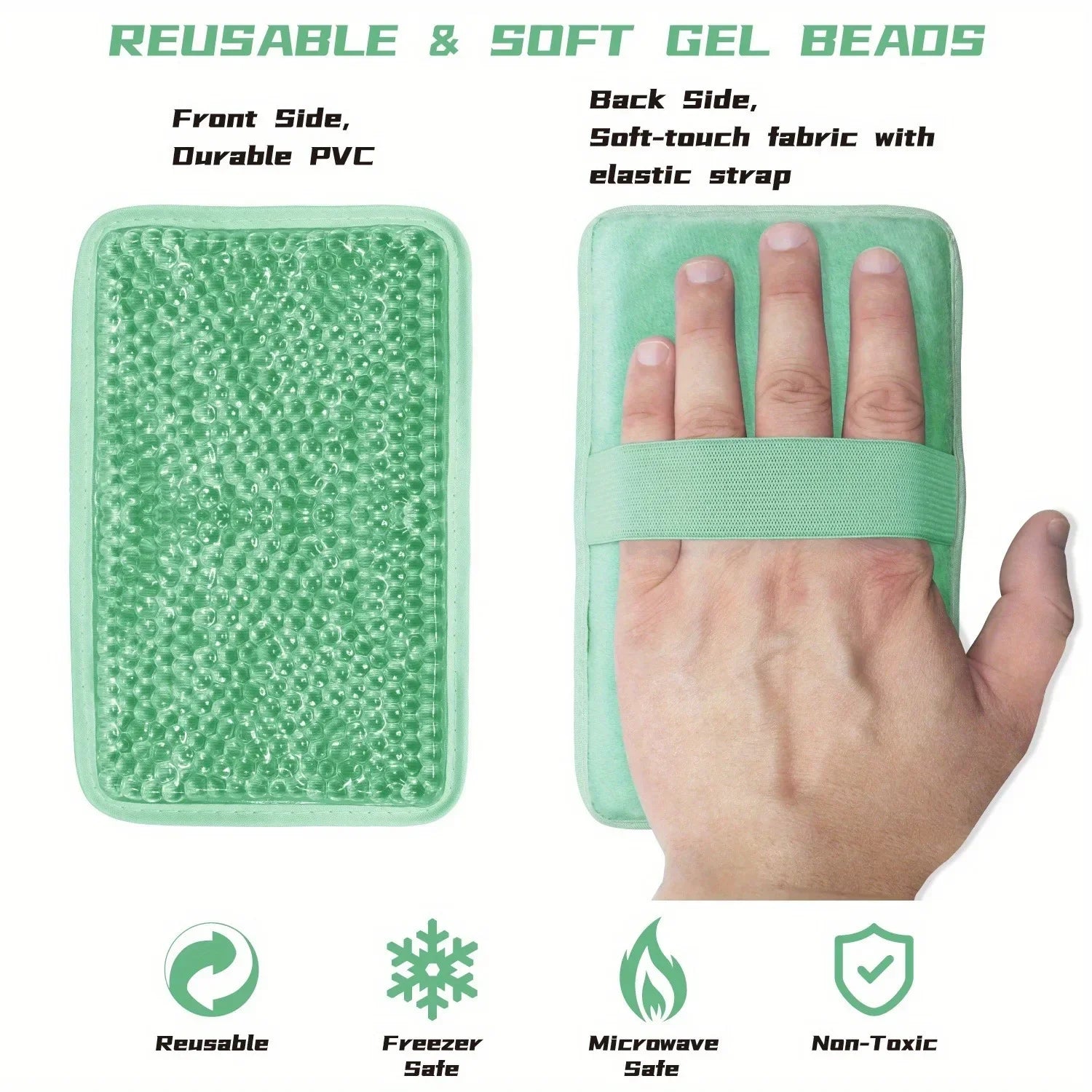 Reusable Hot & Cold Therapy Gel Pack – Portable Ice & Heat Bag for Knee, Ankle & Body Pain Relief