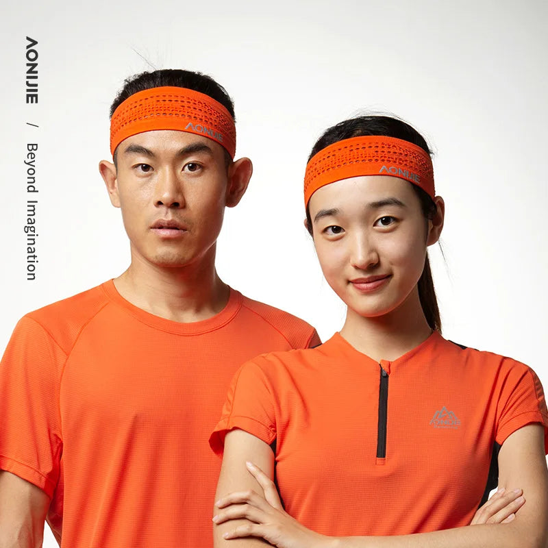 AONIJIE E4423 Non-Slip Workout Headband – Soft Stretchy Sweatband for Running, Yoga & Gym