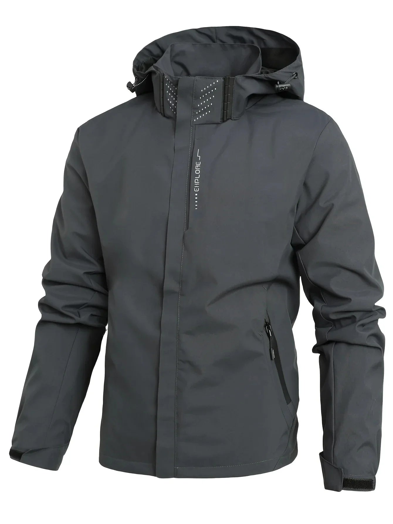 Men's Running And Trail Gear: Waterproof, Lightweight, Windproof Hooded Jacket / Rungear