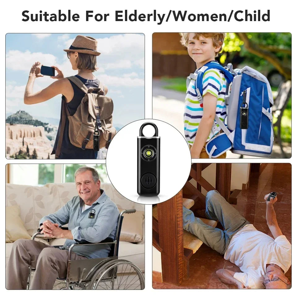 RUNGEAR 130dB Personal Safety Alarm | CE-Certified Emergency Keychain for Women & Children