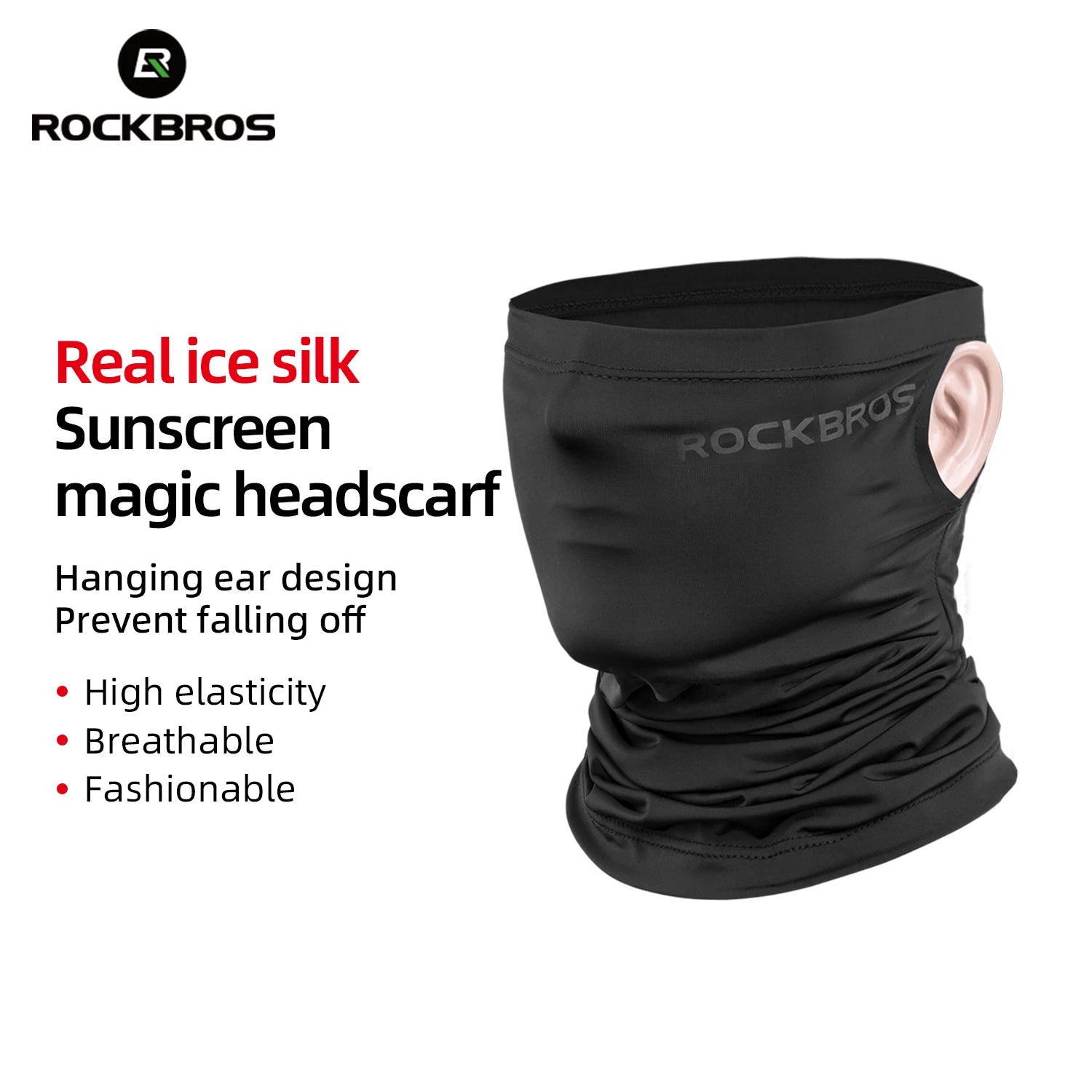 Ice Silk Neck Gaiter | UV400 Cooling Face Mask for Running & Outdoor Sports | RUNGEAR