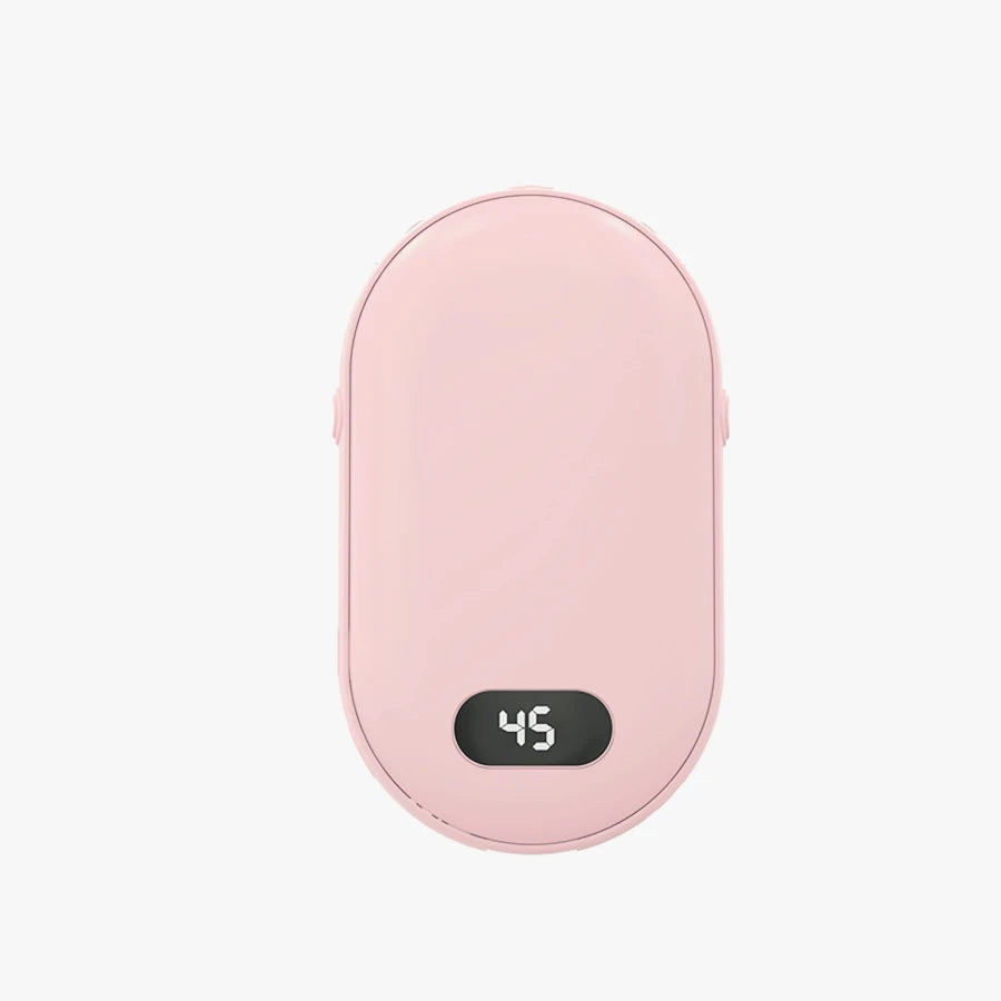 Double-Sided Rechargeable Hand Warmer — 2 Heat Settings | Portable Pocket Warmer