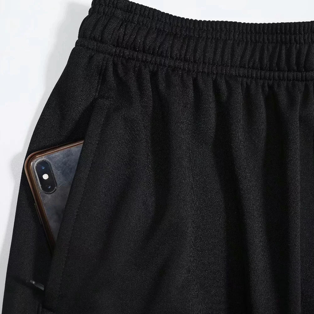 Men's Quick-Dry Running Trackpants – Slim Fit, Elastic Waist | Gym & Training