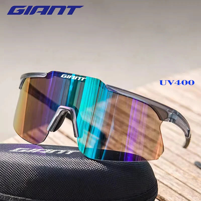 Running Sunglasses Gear: 2025 GIANT UV400 Protection, Anti-Fog, Sports Sunglasses with Case / Rungear