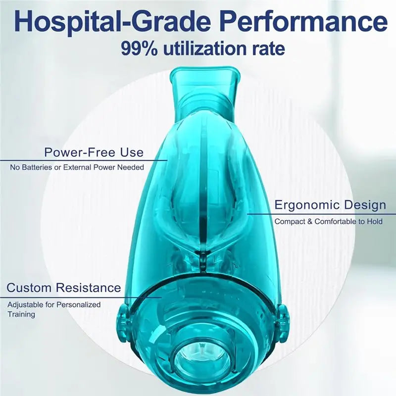 BOFO Vibration Breathing Trainer – Adjustable Respiratory & Mucus Clearance Device