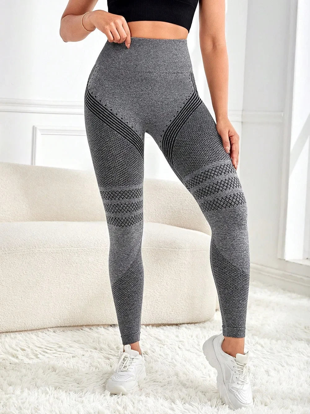 Women's Seemless Slimming High Waisted Compression Fitness Sport Legging Pants