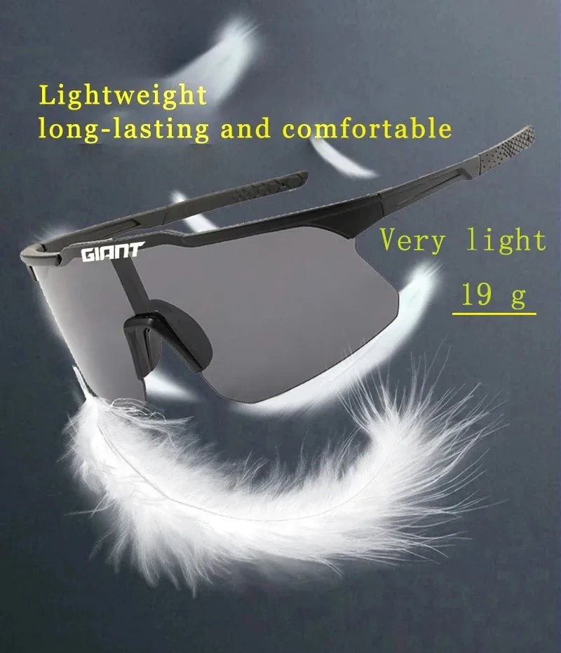 Running Sunglasses Gear: 2025 GIANT UV400 Protection, Anti-Fog, Sports Sunglasses with Case / Rungear