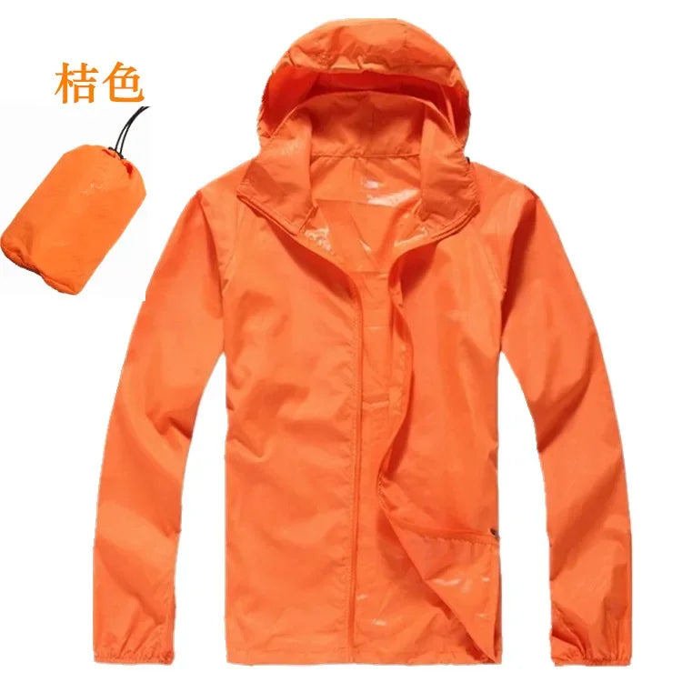 Running Apparel: Unisex, Waterproof, Lightweight, Quick-Dry, Hooded Thin Windbreaker / Rungear