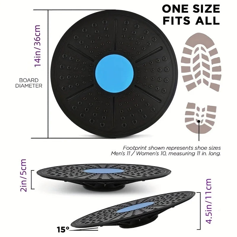 Recovery Gear Accessories: 1PC Fitness Training, Sensory Balance Board for Rehabilitation / Rungear