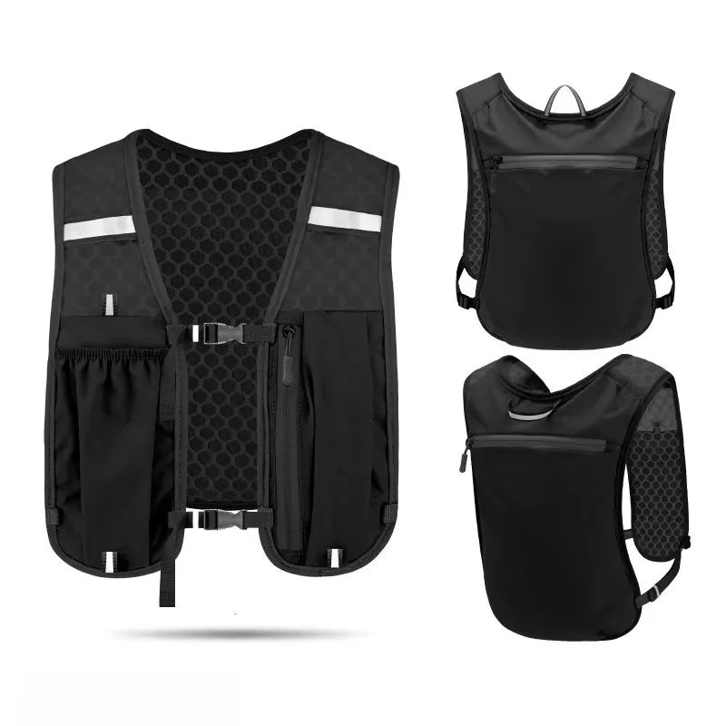 Ultralight Running Hydration Vest | Breathable Unisex Pack for 500ml Bottle — Running, Hiking & Cycling
