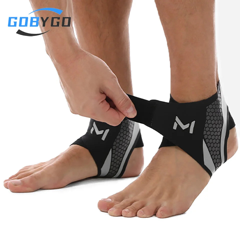 Running Recovery Gear: GOBYGO 1PR Ankle Joint Sports Protection Strap / Rungear