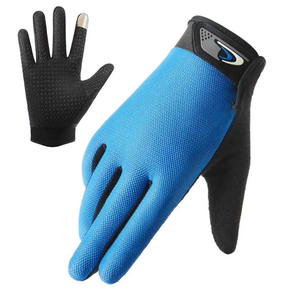 Running Gloves Gear: Ice Silk, Sun Protection, Touch Screen Full Finger Gloves / Rungear