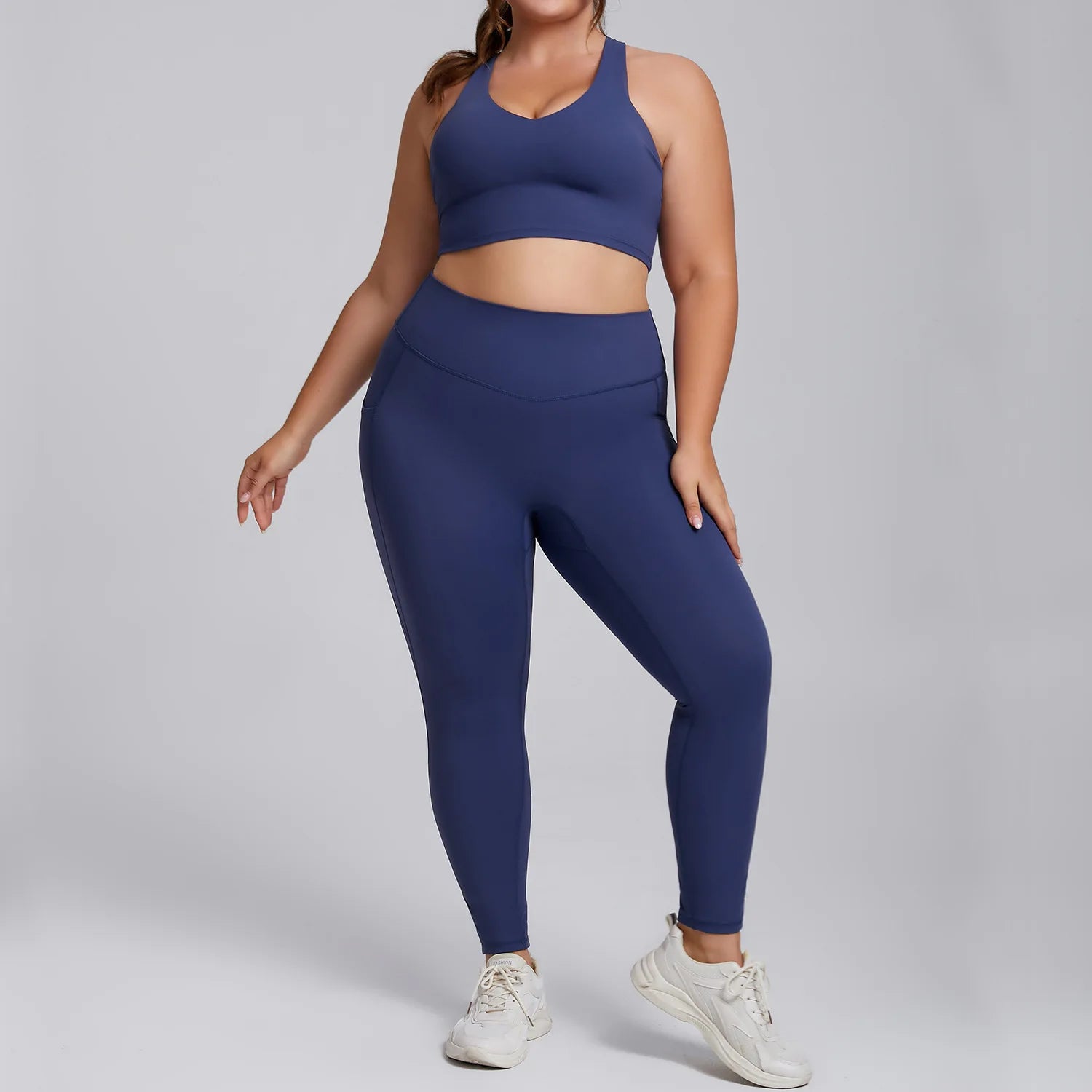 Women's Activewear Sets: 1/2PC Plus Size, Super Stretch Sports Bra Gym Leggings Fitness Suit S-3XL / Rungear