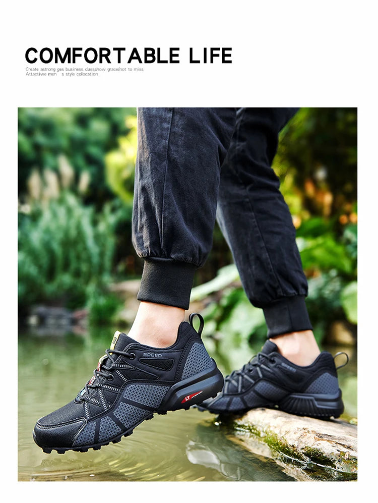 Hiking Shoe Gear: Men's Outdoor, Waterproof, Hiking, Walking Shoes / Rungear