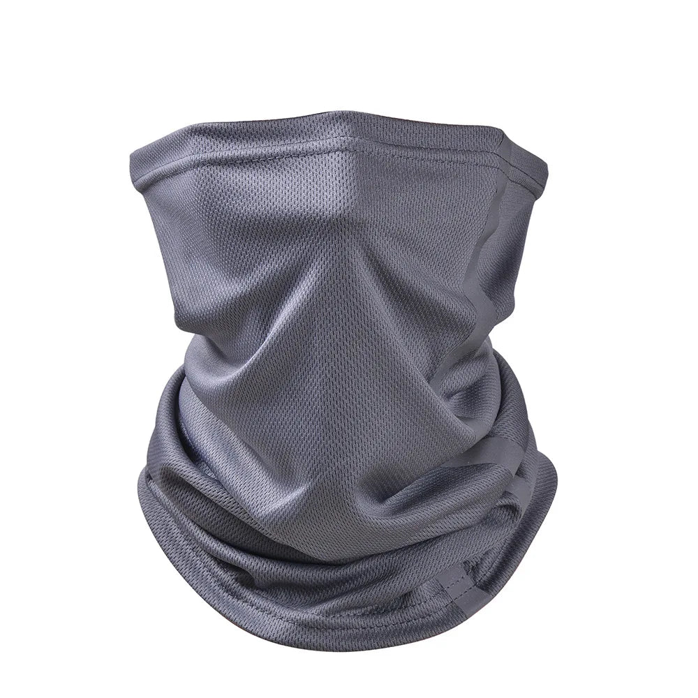 Reflective Running Gear: Neon Safety, UV Protection, Wind Protection Neck Gaiter / Rungear