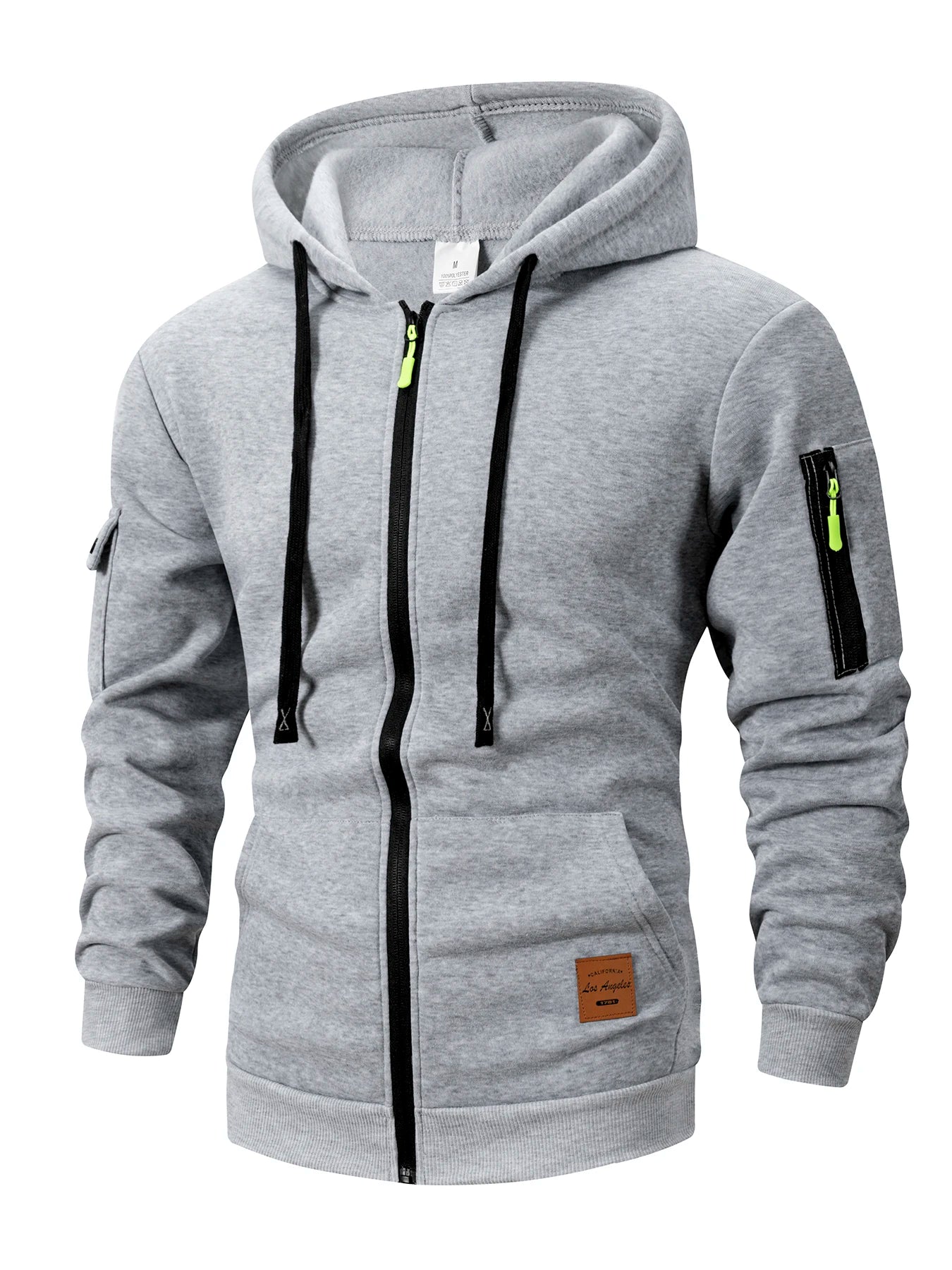 Men's Running Clothing: Hoodie With Kangaroo Pocket, Long Sleeved Sports Apparel S-XXL / Rungear