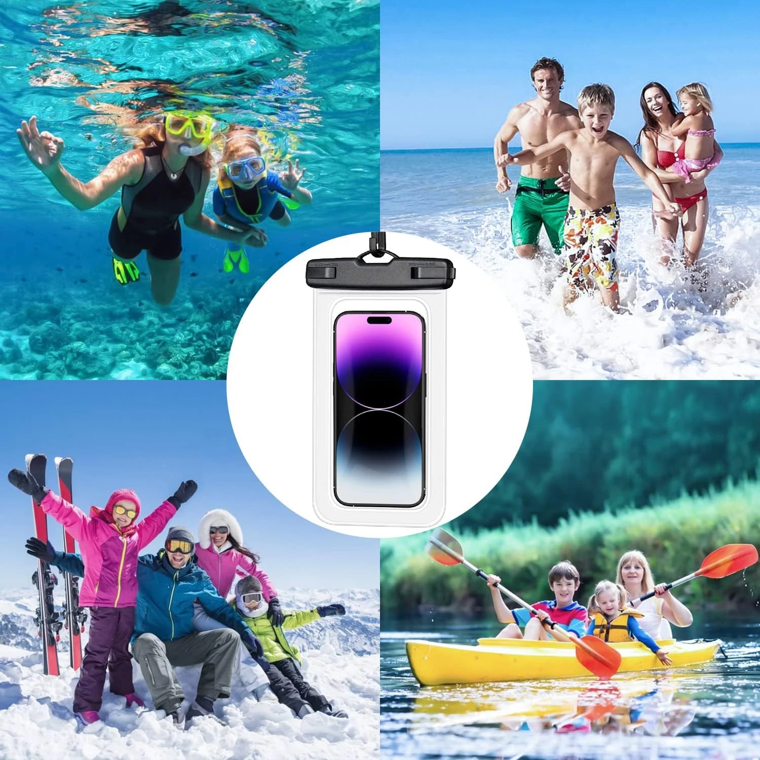 Waterproof Phone Pouch with Lanyard | Universal Case for iPhone & Smartphones | RUNGEAR