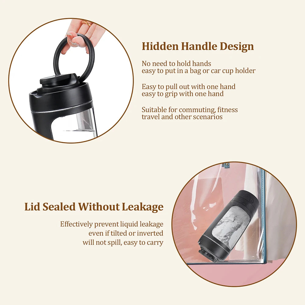 650ml Automatic Electric Protein Shaker Blender – Portable Multipurpose Whey Protein & Juice Mixer Cup for Gym & Fitness | RUNGEAR