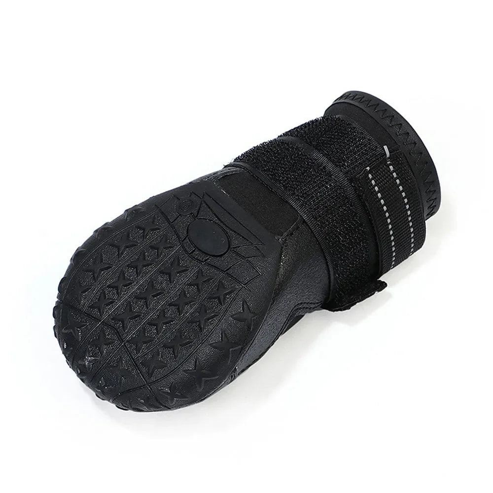 Waterproof Anti-Slip Rubber Dog Boots | Silica Gel Paw Protector Booties for Hot Pavement, Snow & Rain | RUNGEAR