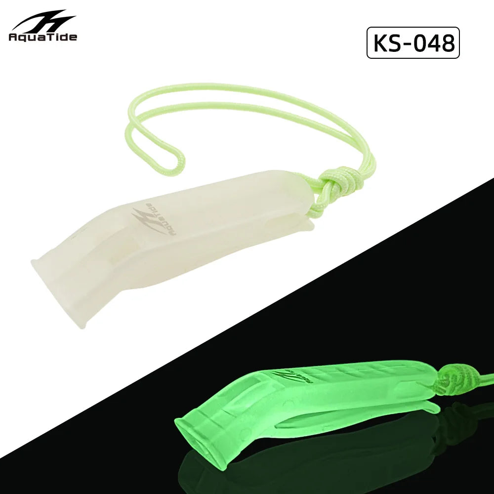 RUNGEAR Luminous Glow-in-the-Dark Safety Whistle | Ultra High-Decibel Emergency Whistle for Trail Running, Water Sports & EDC