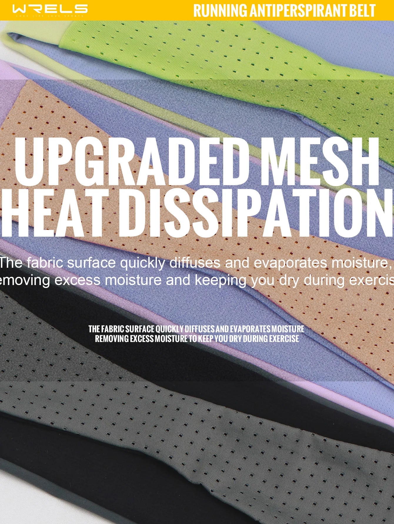 Anti-Slip Sweat Absorbing Headband Breathable Hair Band