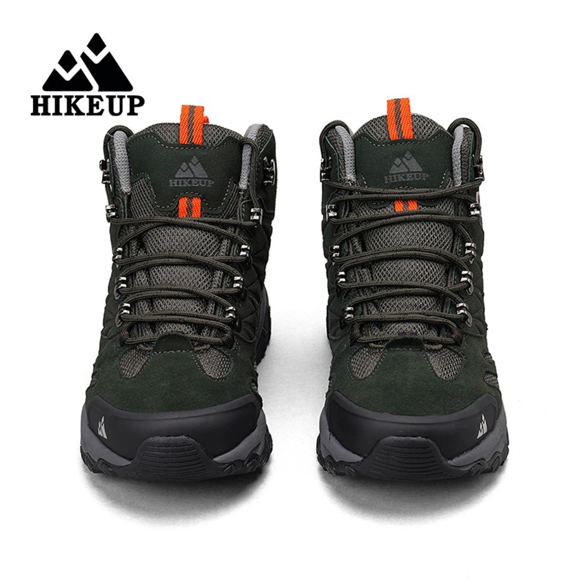 Men's Hiking Shoes: Winter Resistant, Suede, High-Top Hiking Boots / Rungear