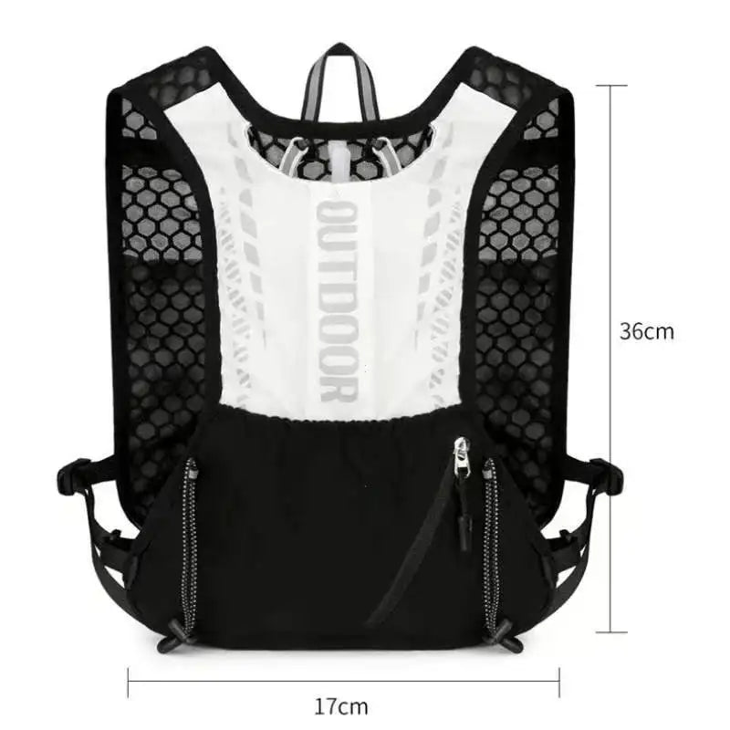 Running Hydration Vest – Lightweight, Reflective, Bladder-Compatible | Trail Running, Cycling & Hiking | Black, Pink