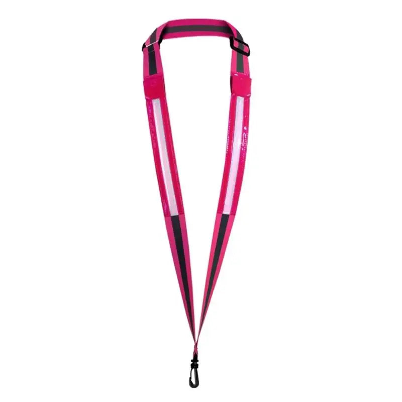 LED Reflective Crossbody Safety Strap – High-Vis Running & Cycling Gear