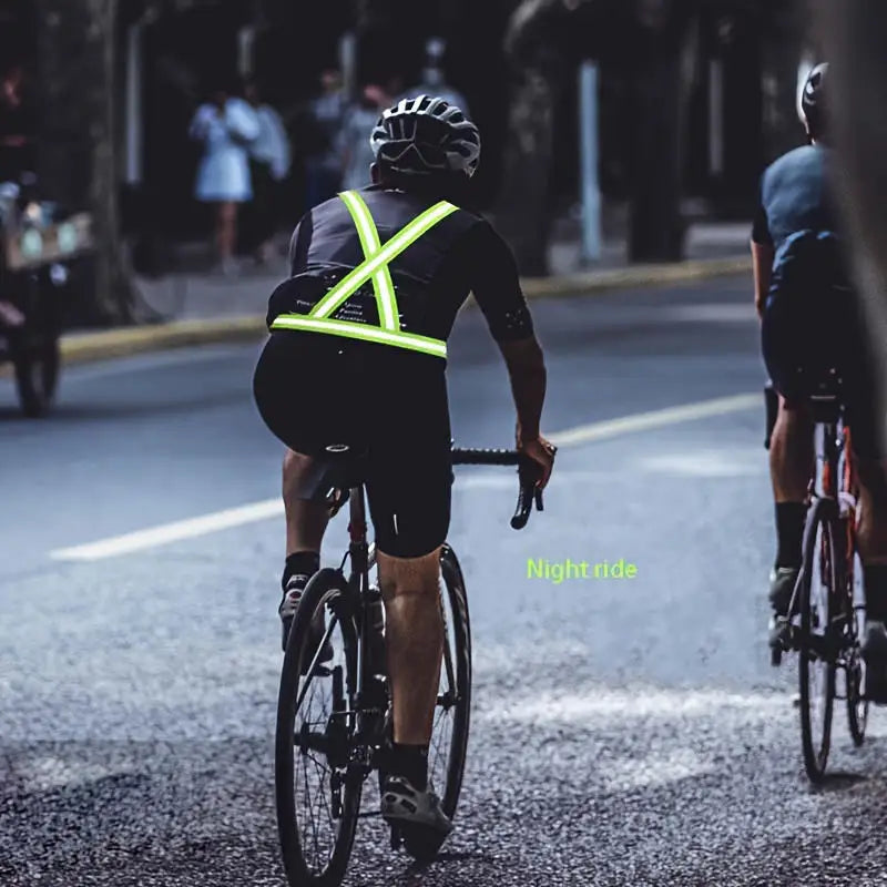 Hi-Vis Reflective Running Vest | Lightweight Breathable Nylon Safety Vest for Running & Cycling | RUNGEAR