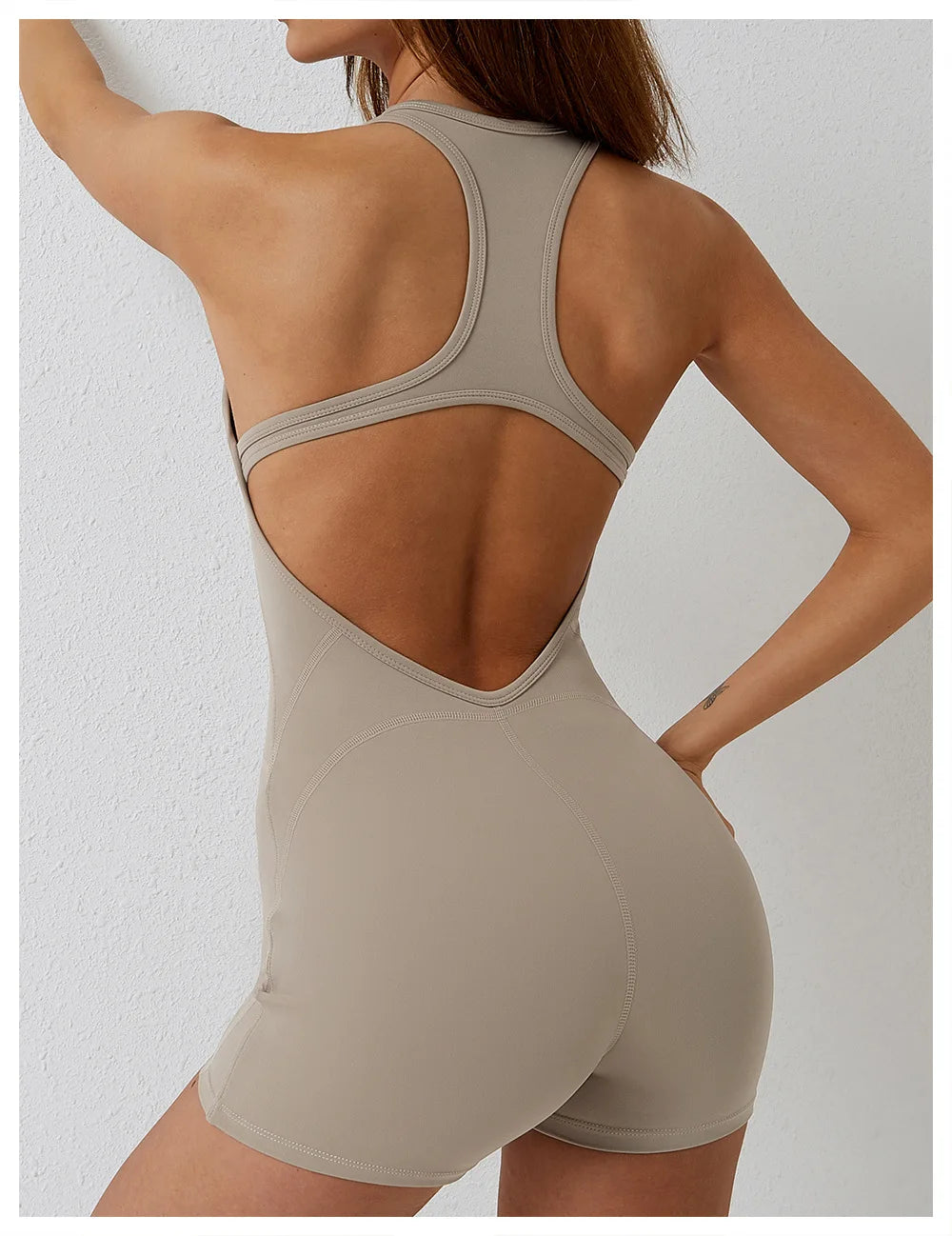 Women Activewear Apparel: Stretch Workout, Bodysuit Training Romper Gym Set / Rungear
