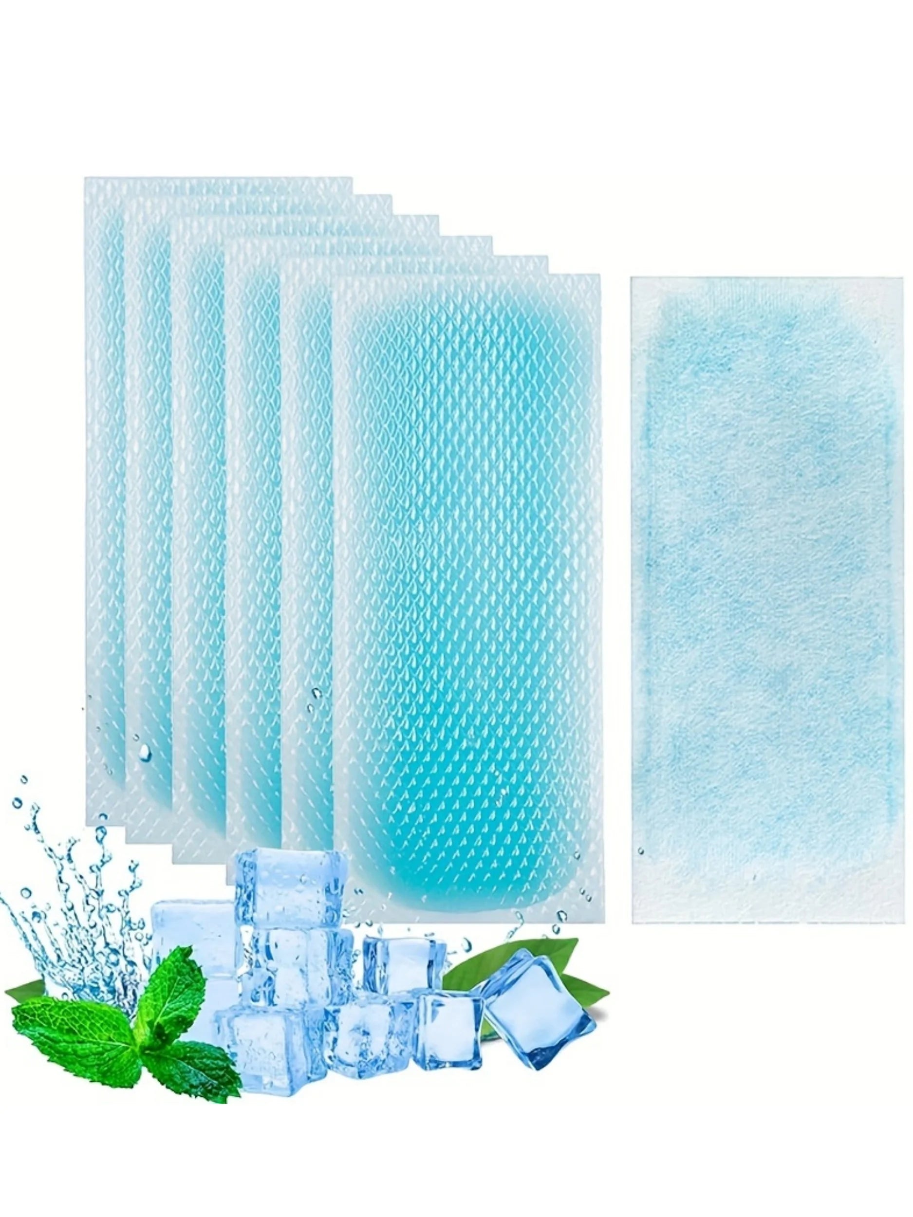 Cooling Gel Patches – Instant Physical Cooling Sheets for Fever, Heatstroke & Summer Relief | Adults & Kids