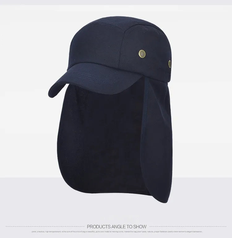 Outdoor Sun Hat Cap With Sun Protection and Neck Flap For Men And Women
