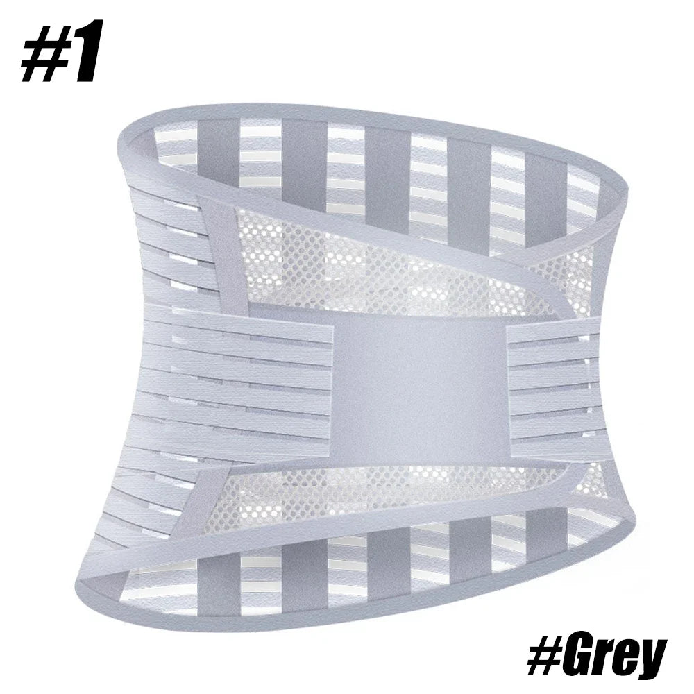 Lumbar Back Brace Support Belt | Breathable Anti-Skid with 5 Stays | Heating & Ventilate